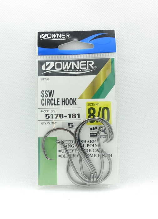 OWNER SSW Circle Hooks #8/0 - Bait Tackle Store
