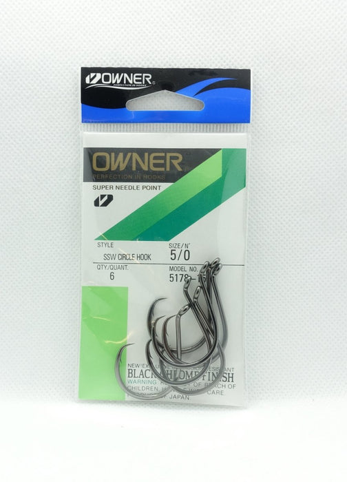 OWNER SSW Circle Hooks #5/0 - Bait Tackle Store