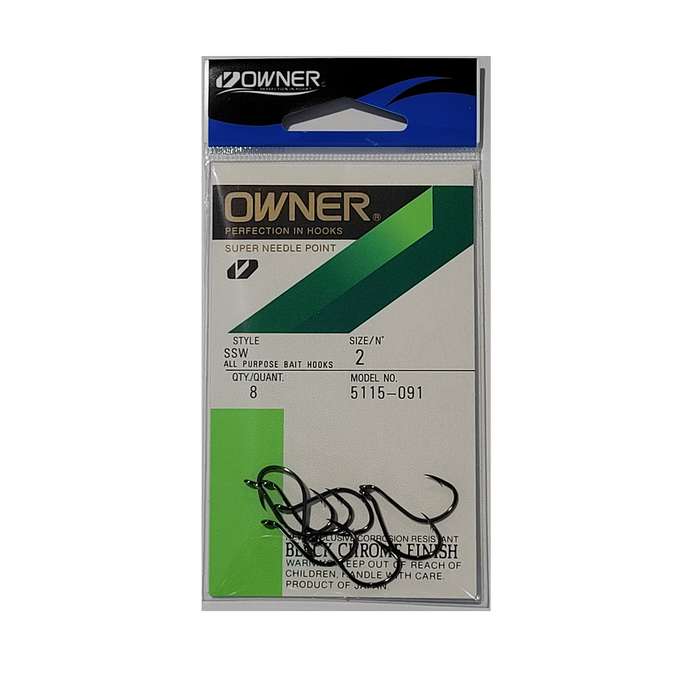 OWNER 5115 OH SSW Hooks #2 - Bait Tackle Store