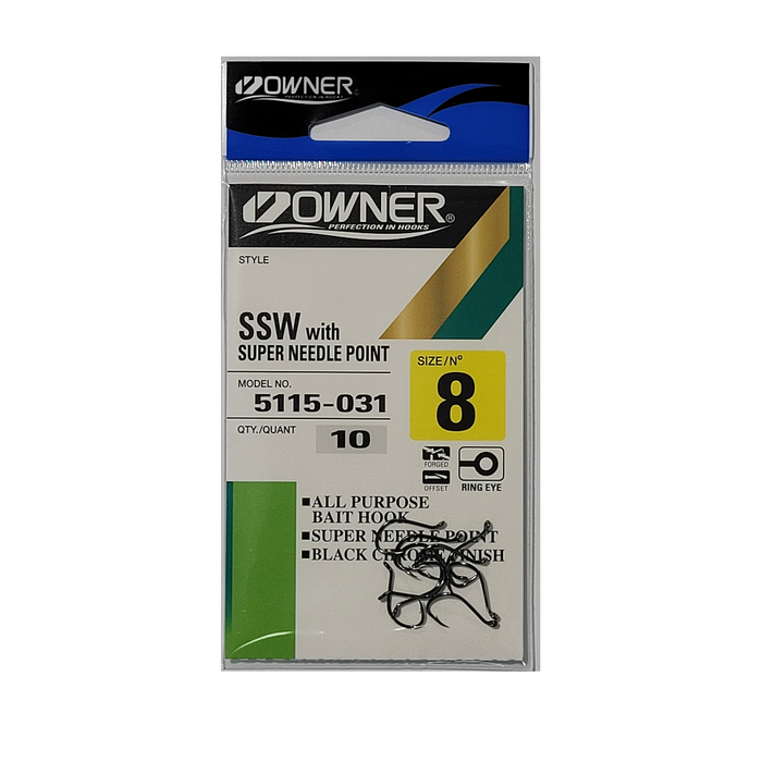 OWNER 5115 OH SSW Hooks #8 - Bait Tackle Store