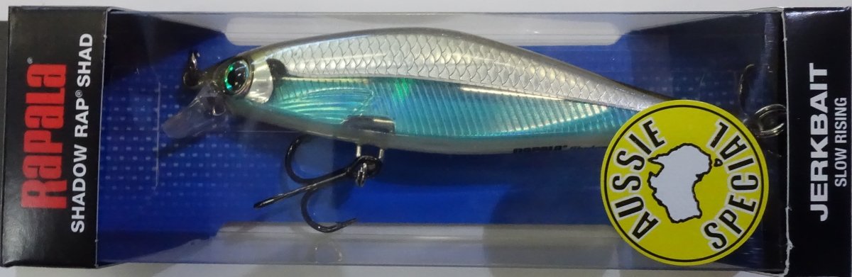 RAPALA SDRS-09 Shadow Rap Shad 3X Moss Back Shiner - Bait Tackle Store