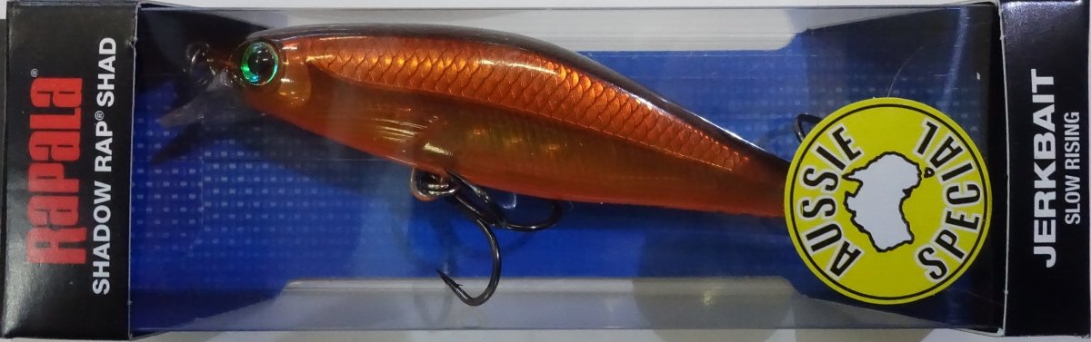 RAPALA SDRS-09 Shadow Rap Shad 3X Molten Copper - Bait Tackle Store