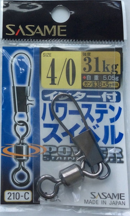 SASAME 210-C Power Stain Swivel #4/0 - Bait Tackle Store