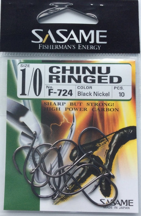 SASAME F-724 Chinu Ringed #1/0 - Bait Tackle Store