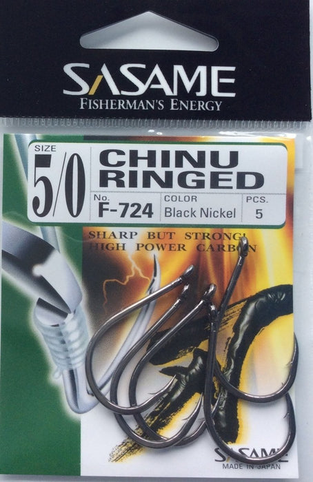 SASAME F-724 Chinu Ringed #5/0 - Bait Tackle Store