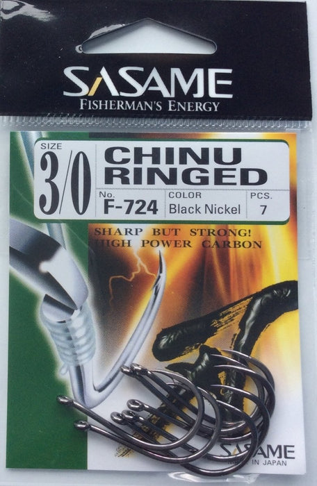 SASAME F-724 Chinu Ringed #3/0 - Bait Tackle Store