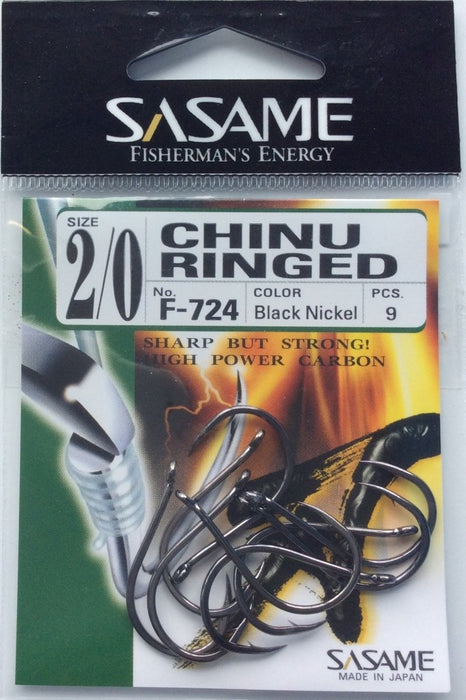 SASAME F-724 Chinu Ringed #2/0 - Bait Tackle Store
