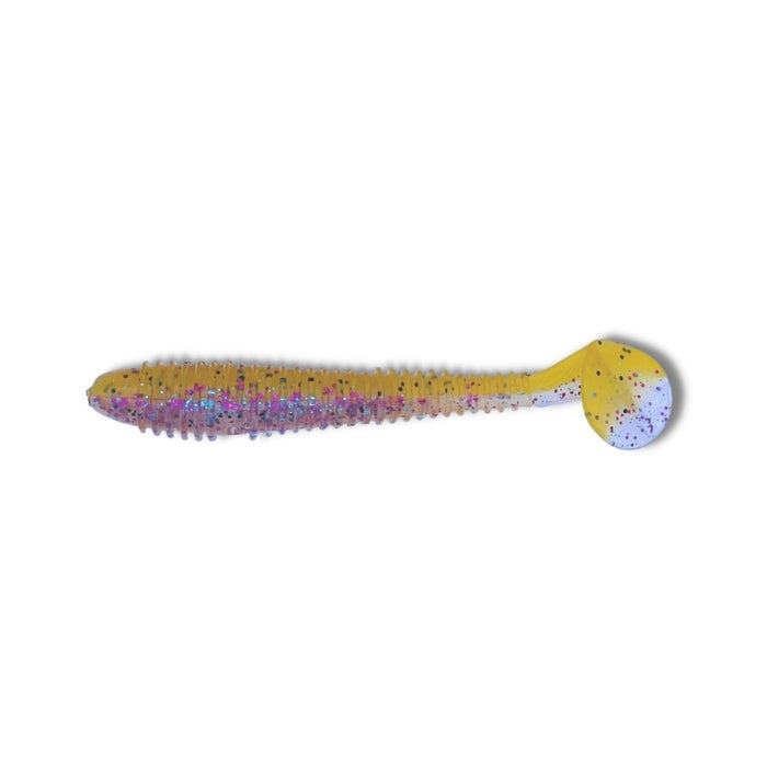 SHADS LURES 4" Ribbed Candy 5 Pearl Brown - Bait Tackle Store