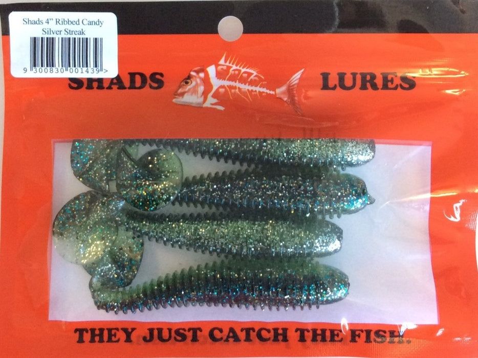 SHADS LURES 4" Ribbed Candy - Bait Tackle Store