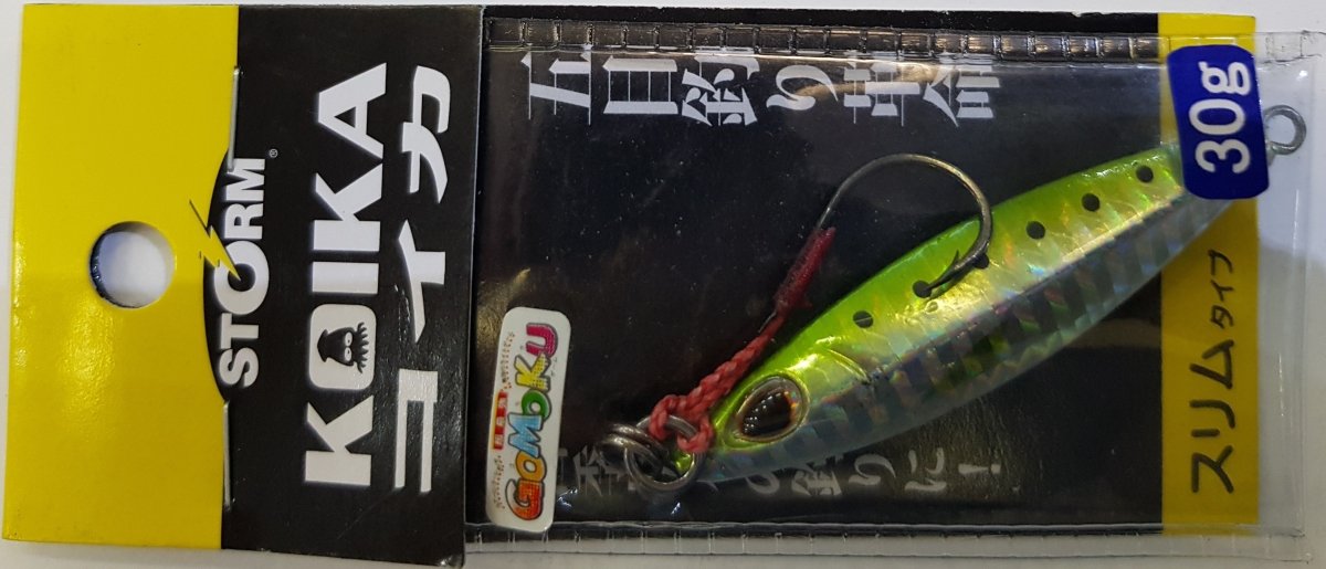 STORM Koika Jig 30g Green Sardine - Bait Tackle Store