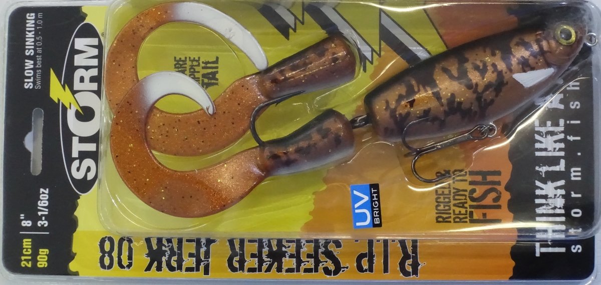 STORM R.I.P. Seeker Jerk 08 Burbot UV - Bait Tackle Store