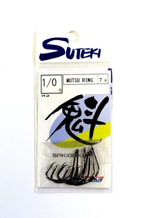 SUTEKI Mutsu Ring Hooks 1/0 - Bait Tackle Store