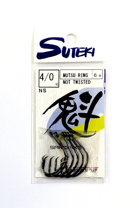 SUTEKI Mutsu Ring Not Twisted 4/0 - Bait Tackle Store