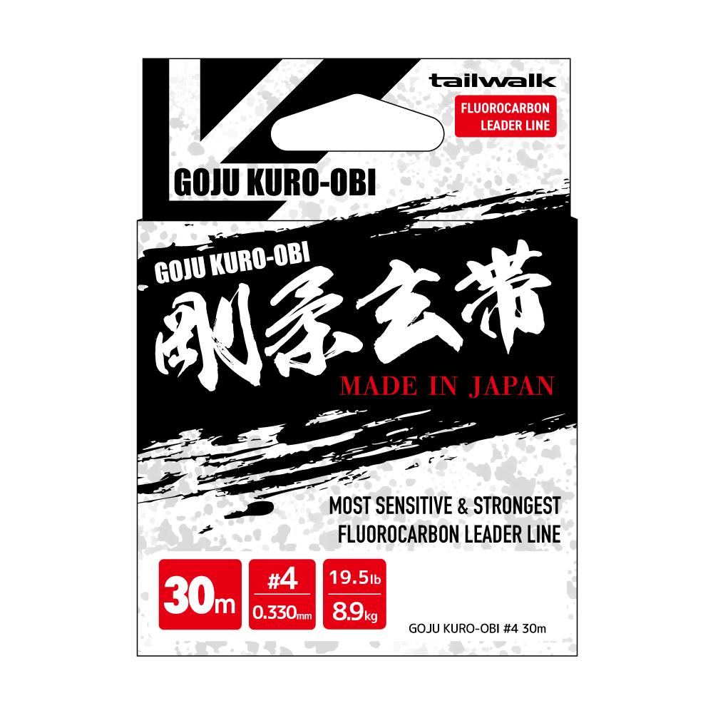 TAILWALK GOJU KURO-OBI FLUOROCARBON LEADER 30m - Bait Tackle Store