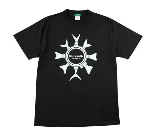 TAILWALK Heavy Weight T Shirt Black - Bait Tackle Store