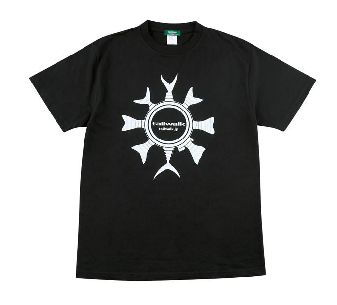 TAILWALK Heavy Weight T Shirt Black - Bait Tackle Store