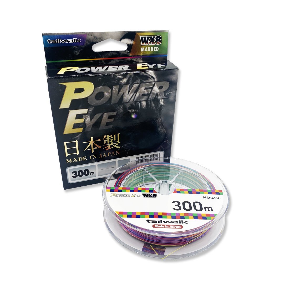 TAILWALK POWEREYE MARKED WX8 300m 4 60lb - Bait Tackle Store