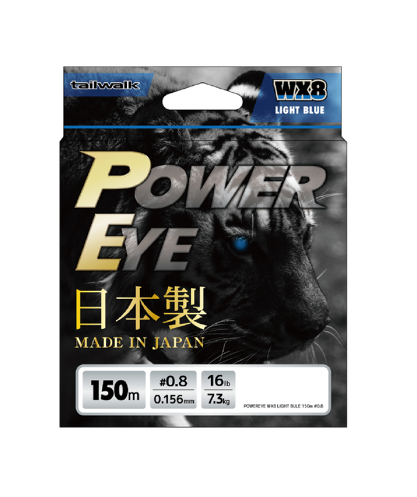 TAILWALK POWEREYE Light Blue WX8 150m - Bait Tackle Store