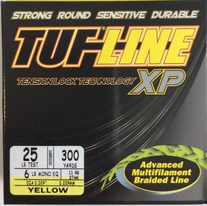 TUF-LINE XP 25lb 300yd Yellow - Bait Tackle Store