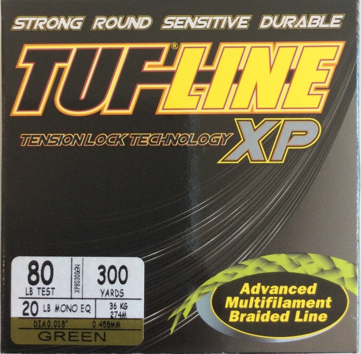 TUF-LINE XP 80lb 300yd Green - Bait Tackle Store