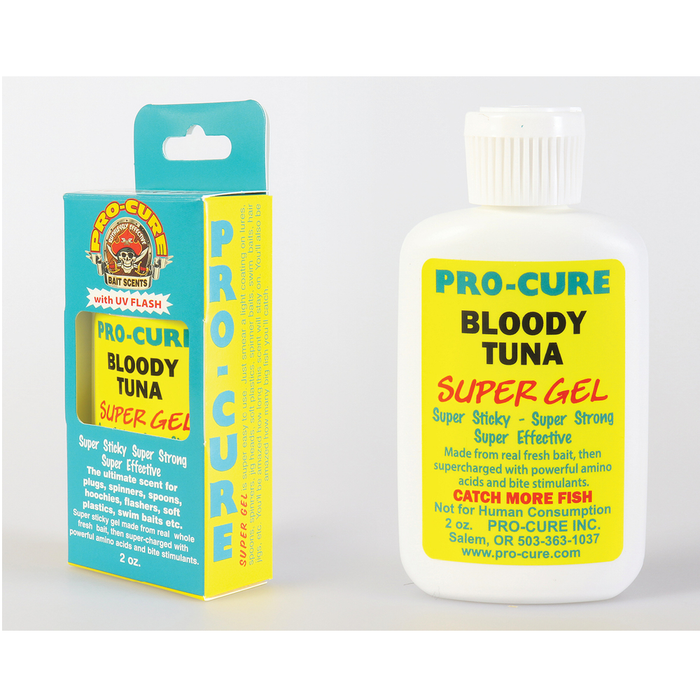 PRO-CURE Super Gel Scent 2oz Bloody Tuna - Bait Tackle Store