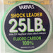 VARIVAS Shock Leader Fluorocarbon 100% 25lb 30m - Bait Tackle Store