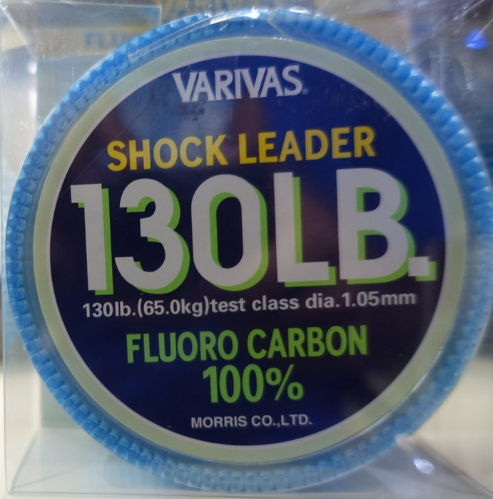 VARIVAS Shock Leader Fluorocarbon 100% 130lb 30m - Bait Tackle Store