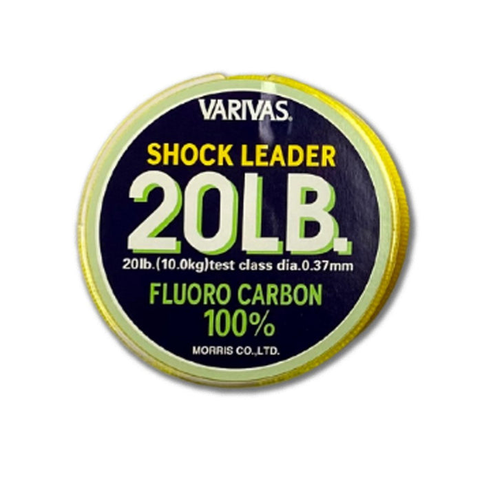 VARIVAS Shock Leader Fluorocarbon 100% 20lb 30m - Bait Tackle Store
