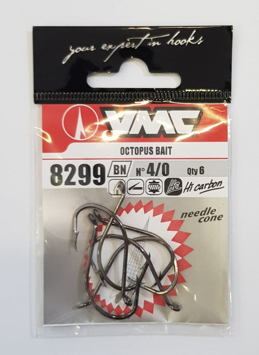 VMC 8299 OCTOPUS BAIT (Black) 4/0 - Bait Tackle Store