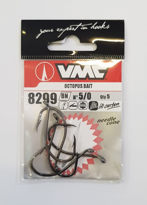 VMC 8299 OCTOPUS BAIT (Black) 5/0 - Bait Tackle Store