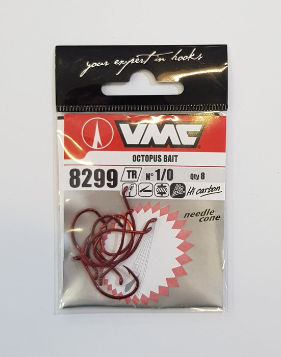 VMC OCTOPUS BAIT (Red) 1/0 - Bait Tackle Store