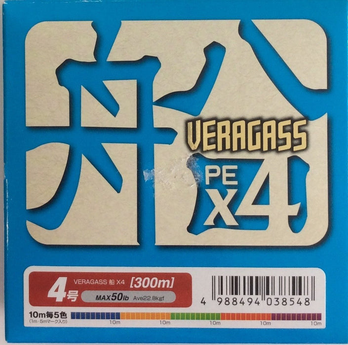 YGK Veragass PE X4 #4 50lb 300m - Bait Tackle Store